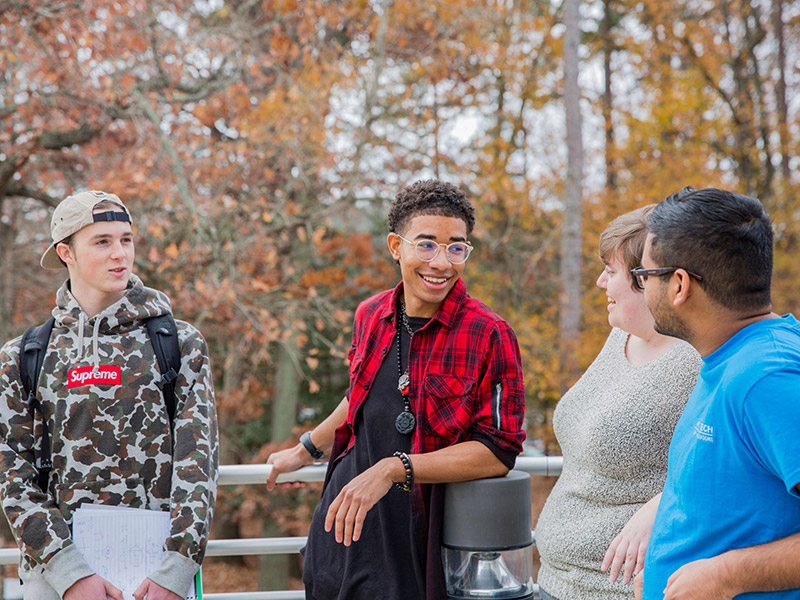 A group of Career and College Promise students