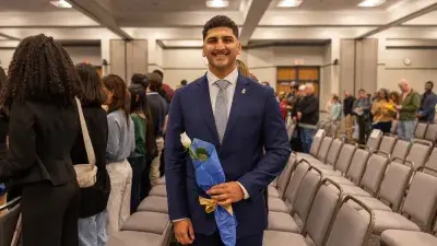 Wake Tech's chapter of the Phi Theta Kappa honor society inducted 112 new members during a ceremony.